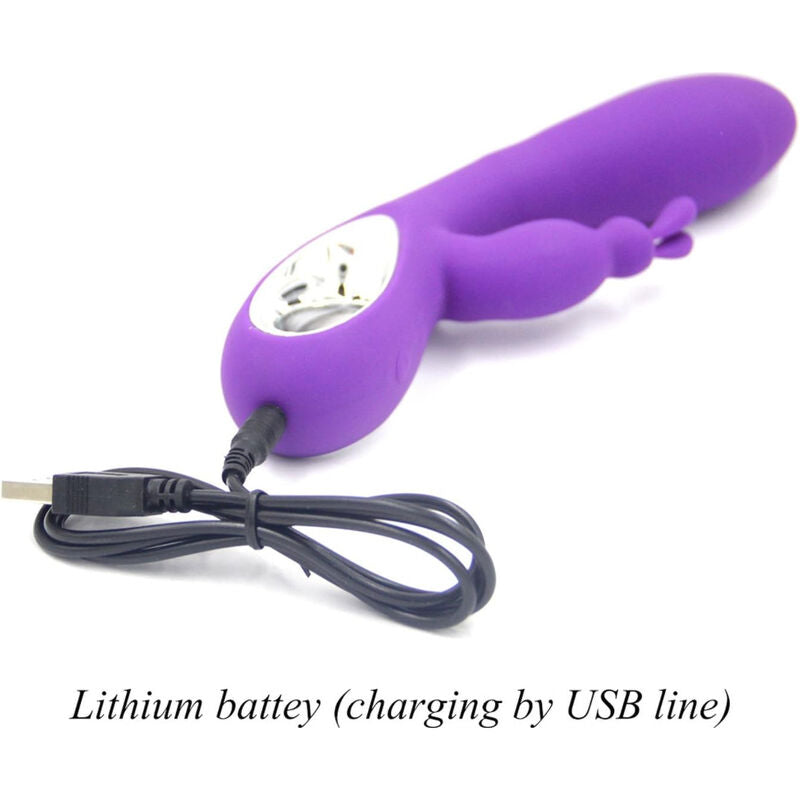 VIBROMASSEUR ANNEAU DE TIRAGE BELLA VIOLET RABBIT