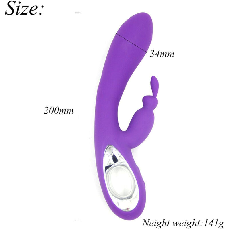 VIBROMASSEUR ANNEAU DE TIRAGE BELLA VIOLET RABBIT