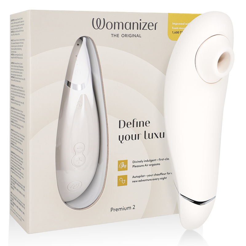 WOMANIZER PREMIUM 2 - STIMULATEUR CLITORIS GRIS
