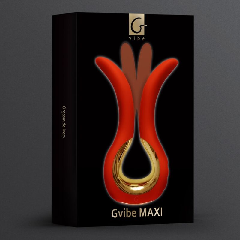 GVIBE MAXI VIBROMASSEUR À DEUX EMBOUTS FLEXIBLES CORAIL