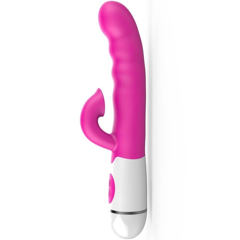 VIBROMASSEUR AMIR MULTIFONCTION AVEC LANGUE STIMULANTE ROSE