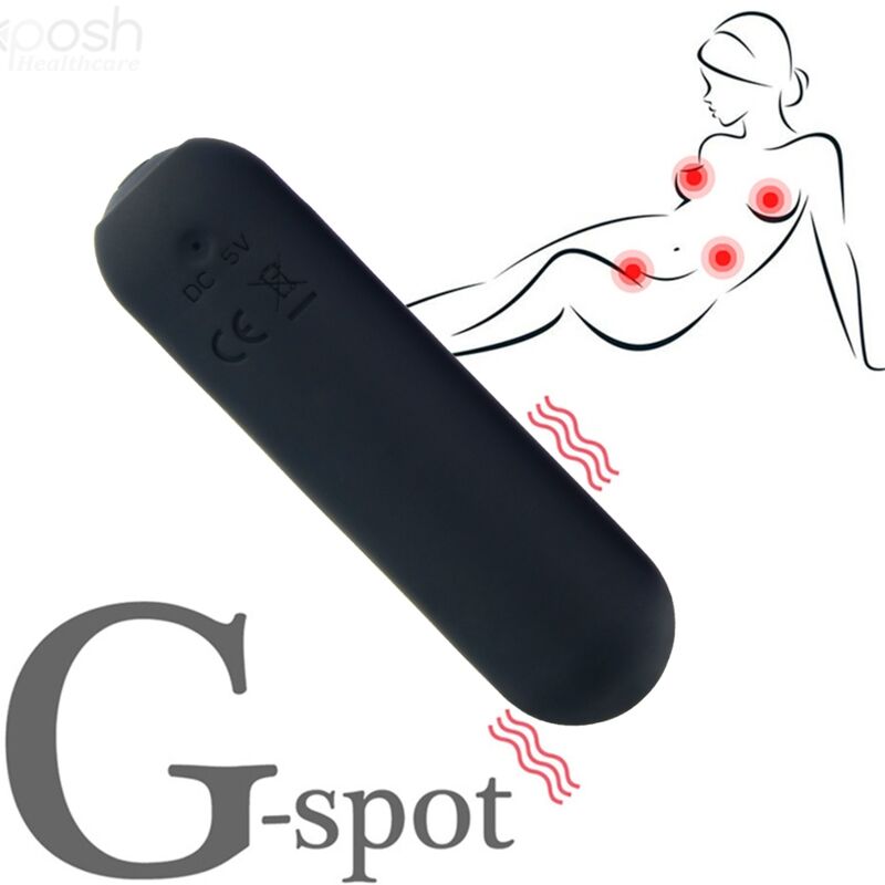VIBROMASSEUR BULLET NOIR