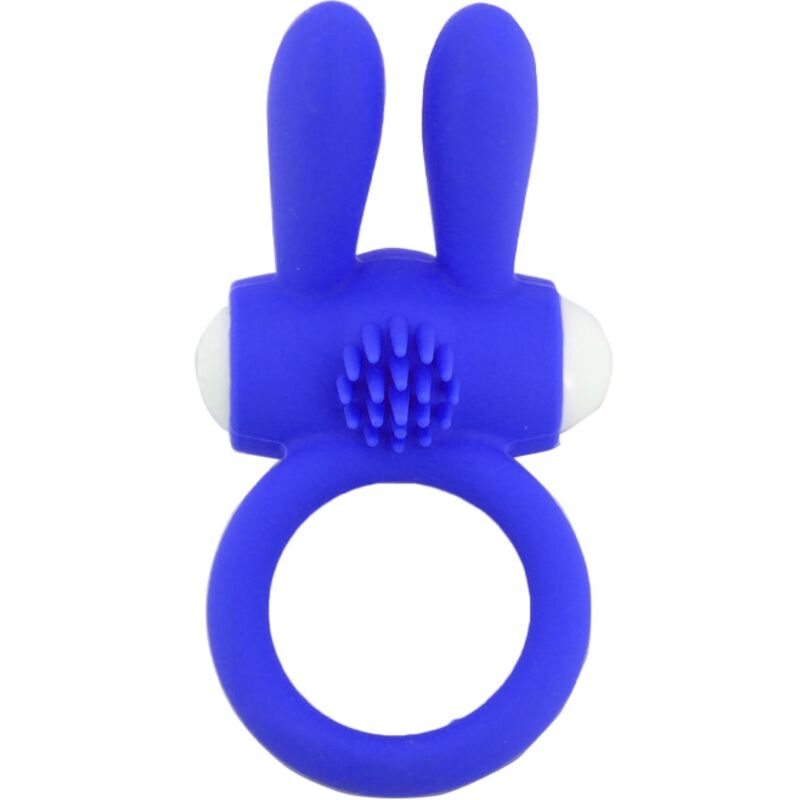 ANNEAU VIBRANT RABBIT SILICONE BLEU