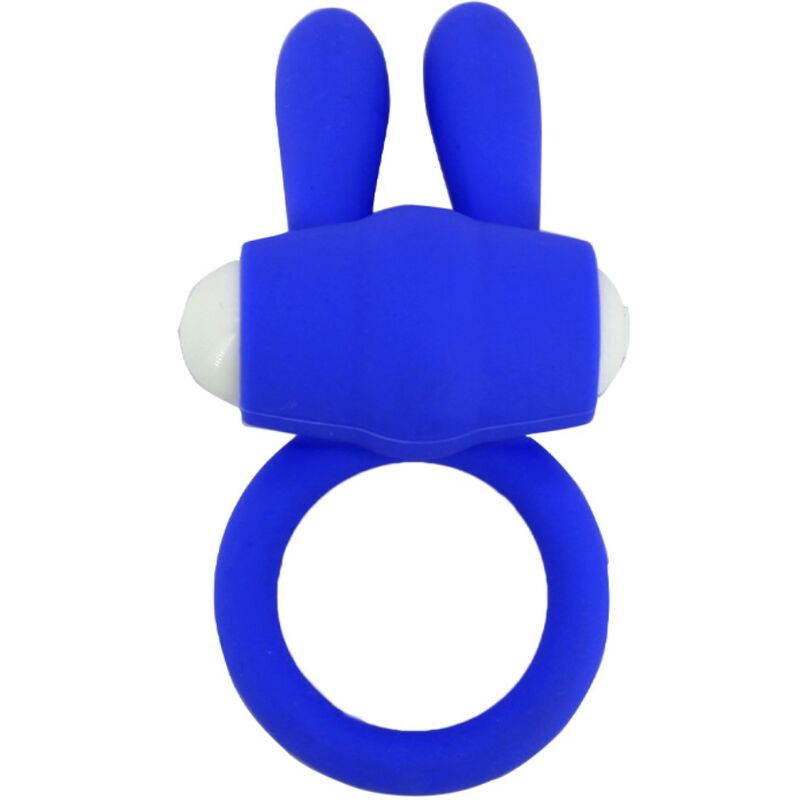 ANNEAU VIBRANT RABBIT SILICONE BLEU