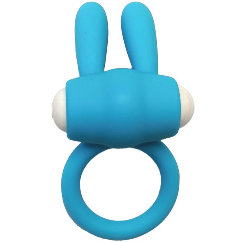 ANNEAU VIBRANT RABBIT SILICONE BLEU