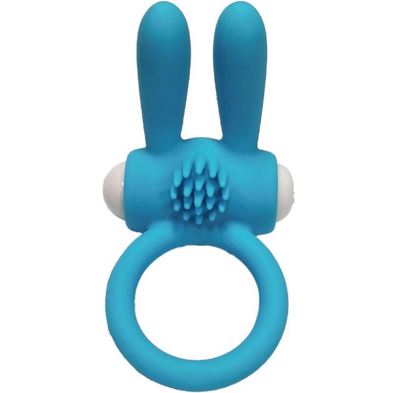 ANNEAU VIBRANT RABBIT SILICONE BLEU