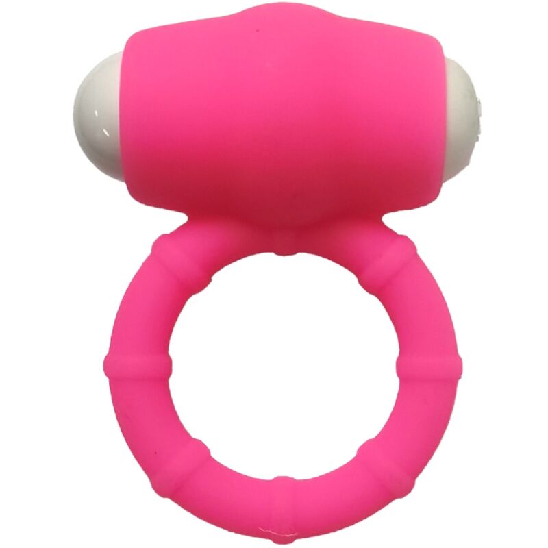 ANNEAU VIBRANT SILICONE ROSE