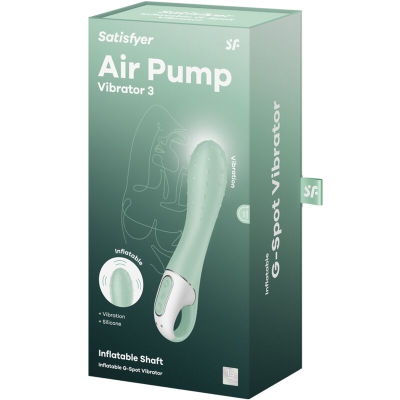 SATISFYER - AIR PUMP VIBRATOR 3 POINT G