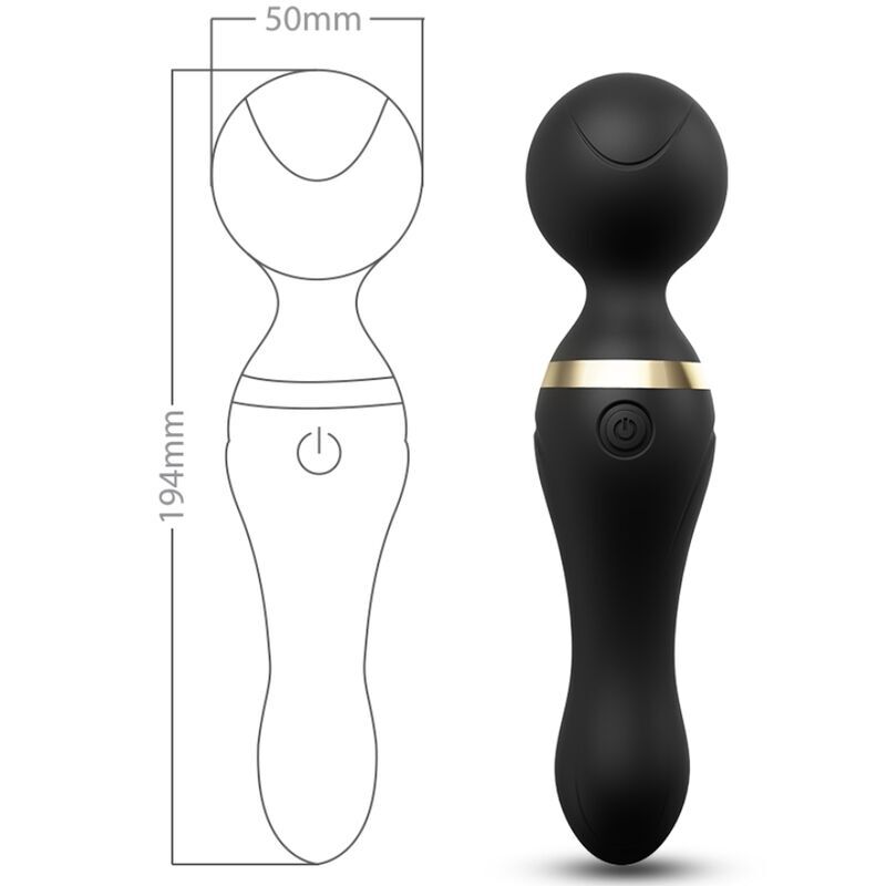 ARMONY - STIMULATEUR TÊTE SUPER FLEXIBLE NOIR