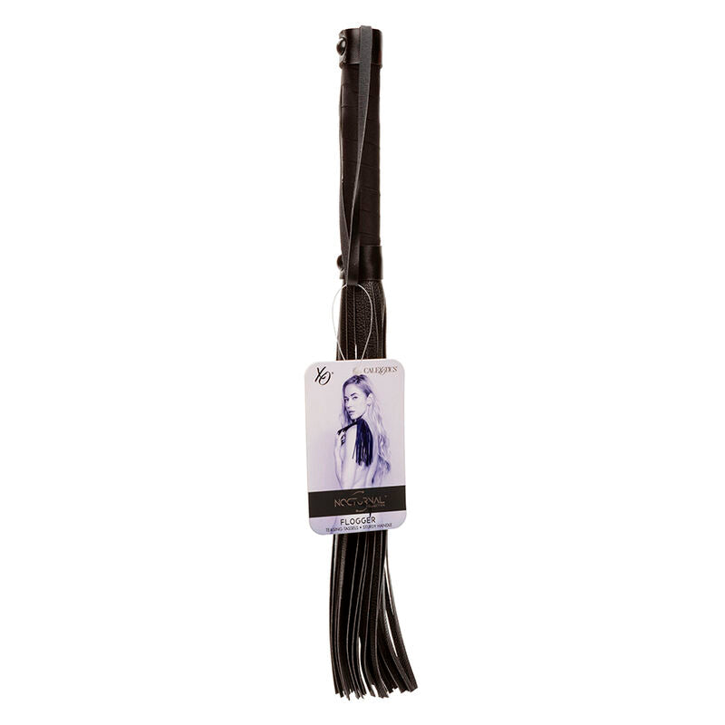 CALEXOTICS - NOCTURNAL FOUET CUIR NOIR