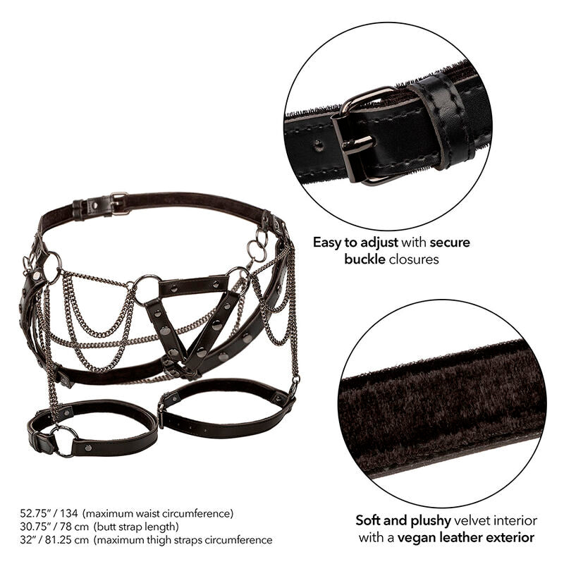 HARNAIS DE CUISSE MULTICHAÎNES PREMIUM GRANDE TAILLE