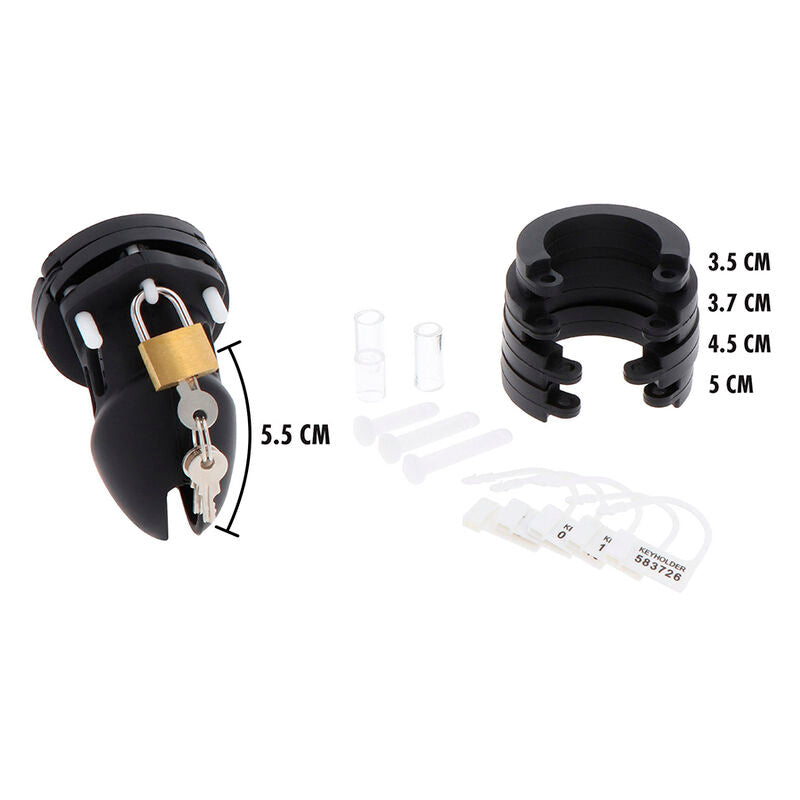 EXTREME CAGE DE CHASTETÉ SILICONE TAILLE S