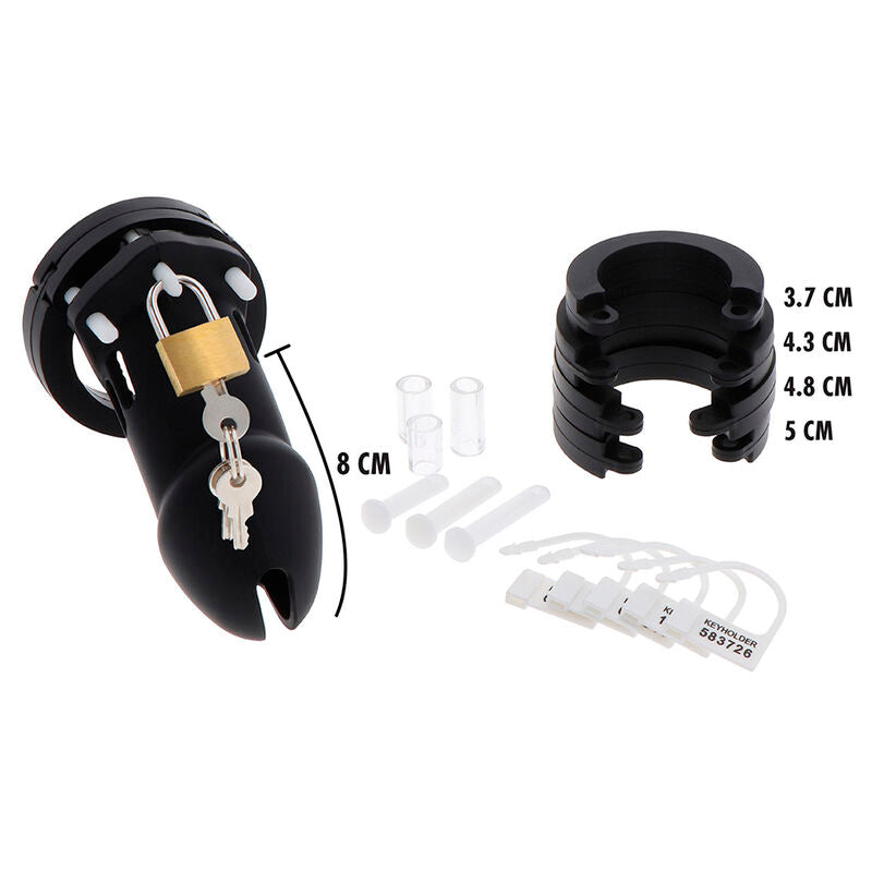 EXTREME CAGE DE CHASTETÉ SILICONE TAILLE L