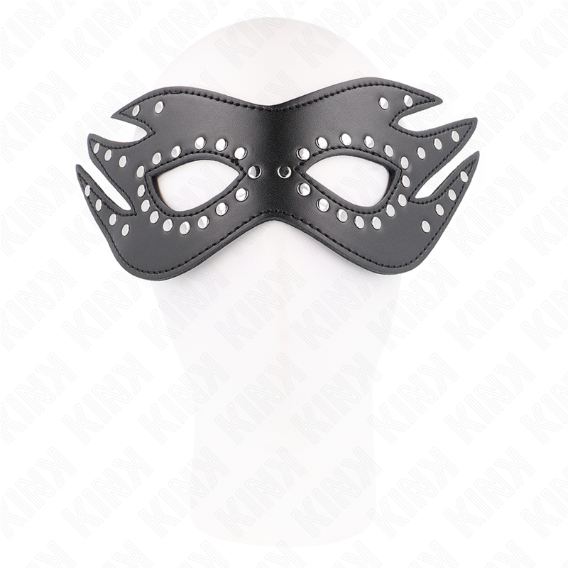 MASQUE EN CUIRETTE À RIVETS MODÈLE 3 26 x 9,5 CM