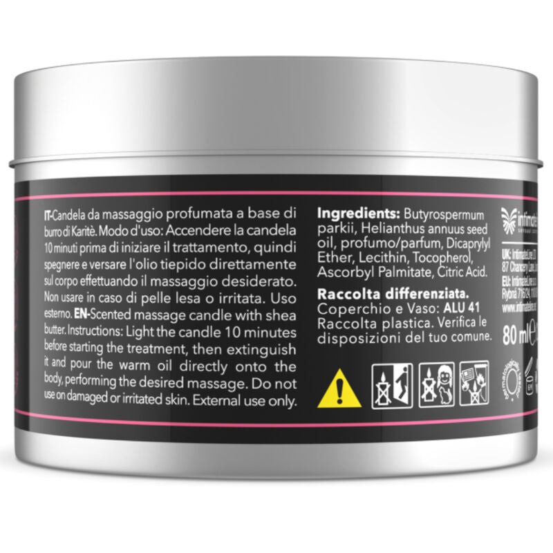 BOUGIE DE MASSAGE RAISIN / FRAISE
