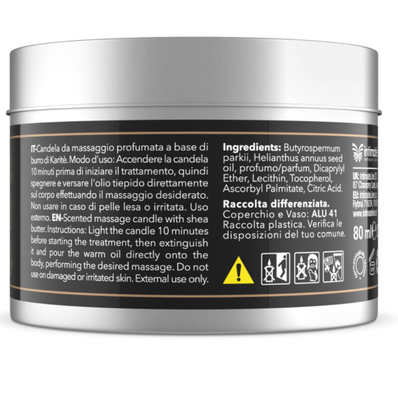 BOUGIE DE MASSAGE AU CHOCOLAT