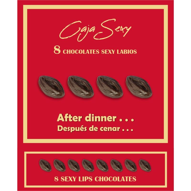BOITE DE 8 CHOCOLATS FORME VAGIN