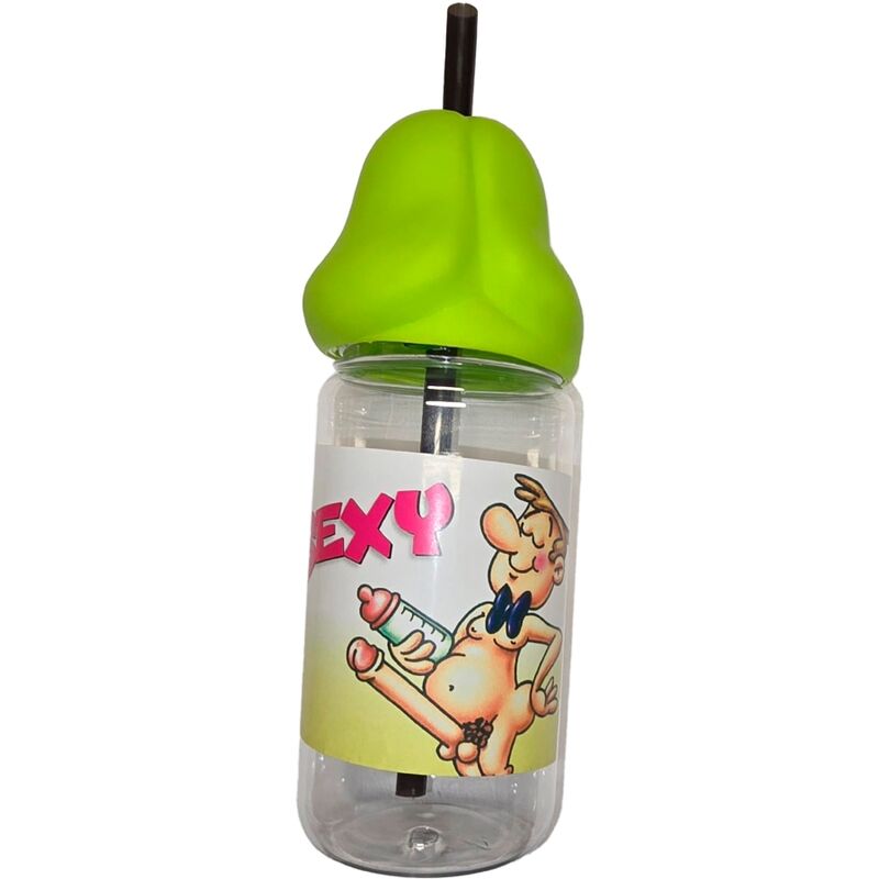 BIBERON EN FORME DE PÉNIS 360 ML VERT