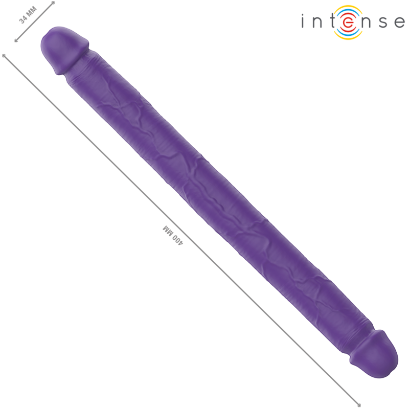 GUNTER DILDO DOUBLE VIBROMASSEUR 40 CM VIOLET