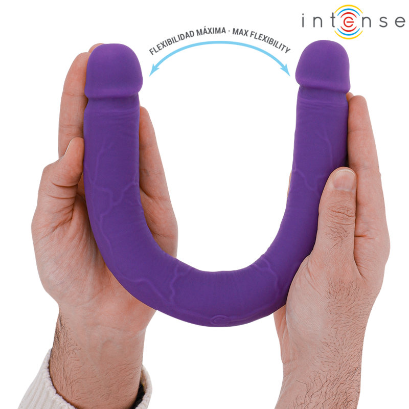 GUNTER DILDO DOUBLE VIBROMASSEUR 40 CM VIOLET