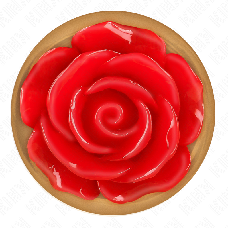 PLUG ANAL OR ROSE AVEC ROSE ROUGE M