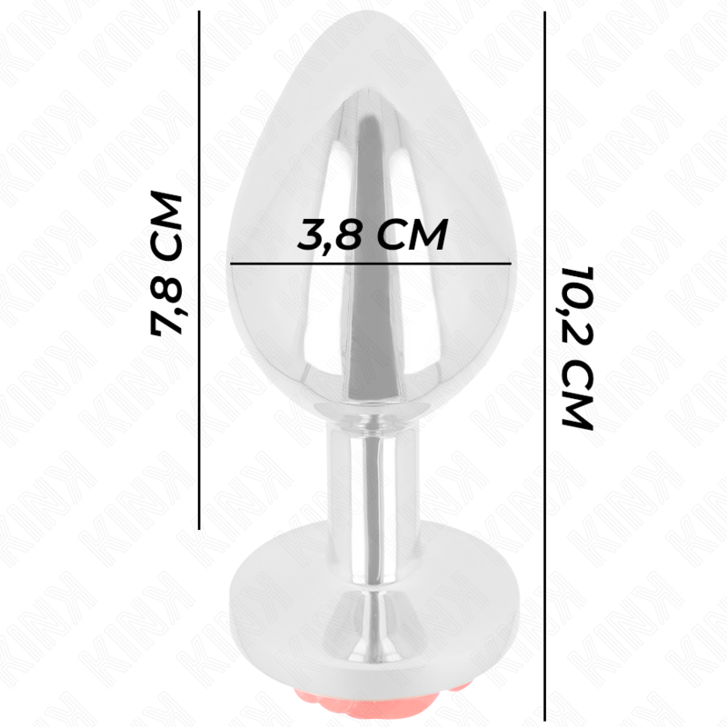 PLUG ANAL ROSE ROUGE TAILLE L