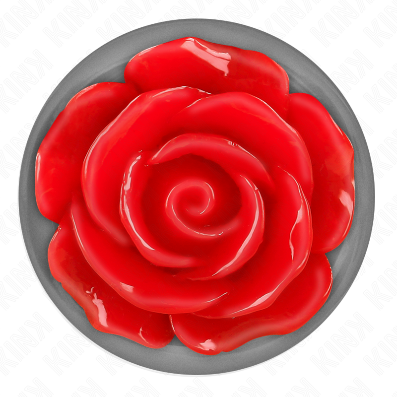 PLUG ANAL ROSE ROUGE TAILLE L