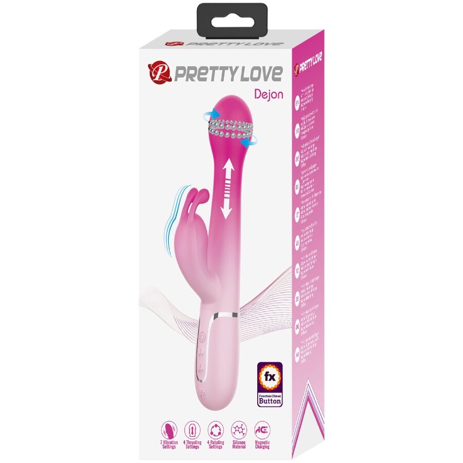 PRETTY LOVE - VIBROMASSEUR MULTIFONCTION 3 EN 1