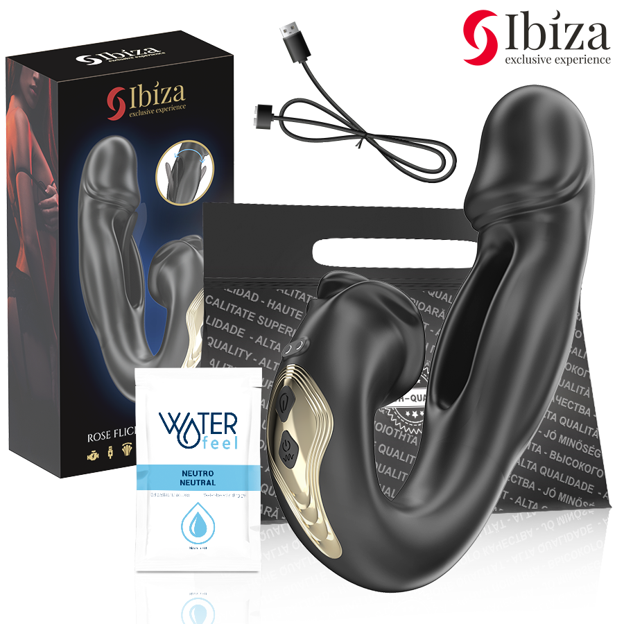 IBIZA - VIBROMASSEUR "ROSE"