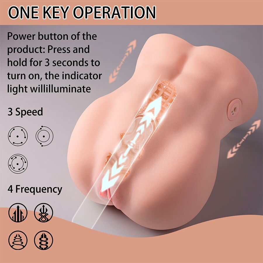 XISE - LYDIA MASTURBATEUR VAGINAL AVEC MOUVEMENT DE POUSSÉE