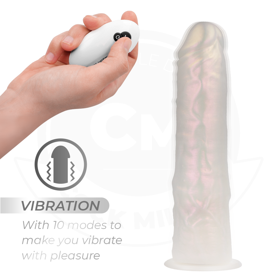 COCK MILLER - GODE AVEC LUMIÈRES ET VIBRATIONS 20,5 CM
