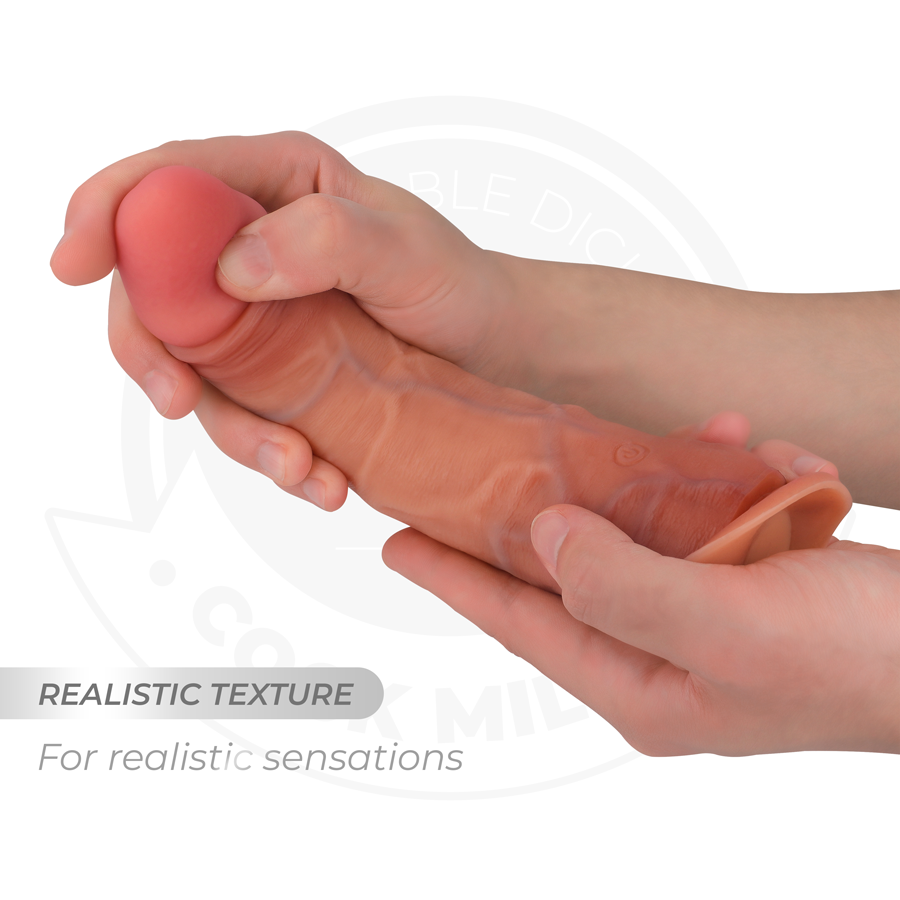 COCK MILLER - GODE HYPER-RÉALISTE À VENTOUSE ET À POUSSÉE 19,5 CM