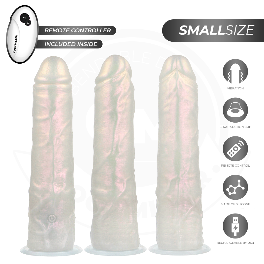 COCK MILLER - GODE AVEC LUMIÈRES ET VIBRATIONS 19,5 CM