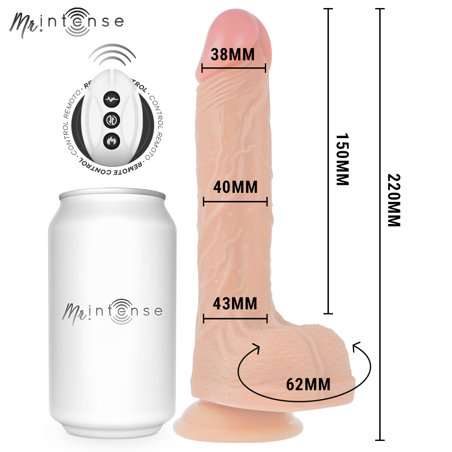 MR INTENSE - BROSNAN PÉNIS RÉALISTE À POUSSÉES