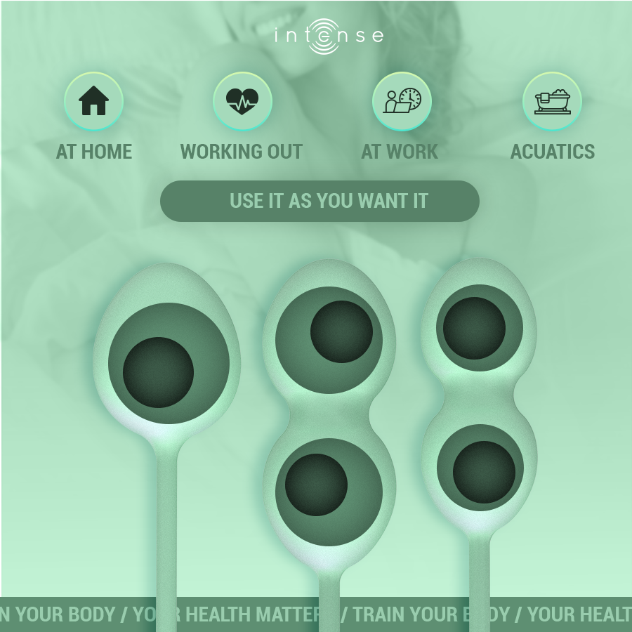 INTENSE - BOULES KEGEL CHARLI VERT