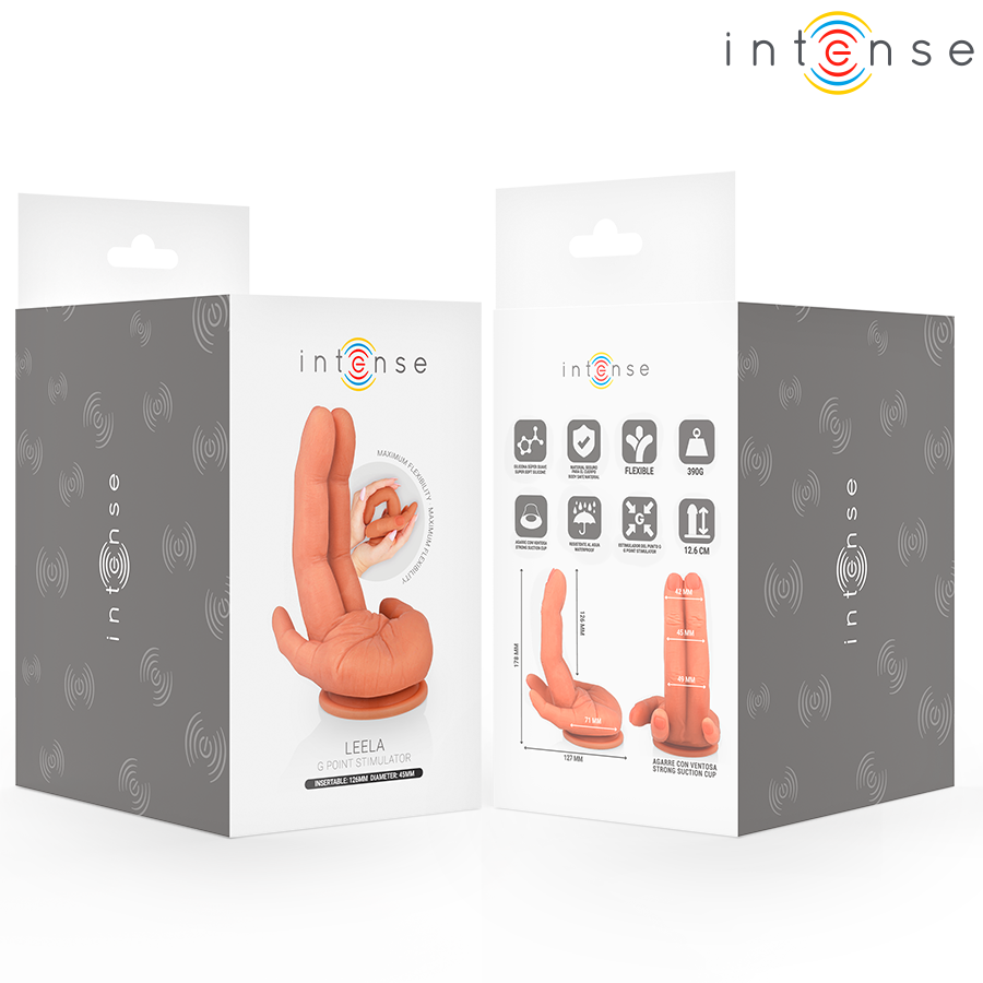 INTENSE - STIMULATEUR POINT G LEELA MAIN FLEXIBLE 12,6 CM