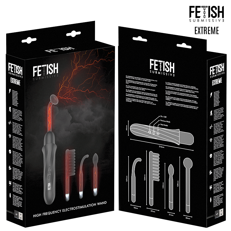 FETISH SUBMISSIVE - HIGH FREQUENCY ELECTROSTIMULATION