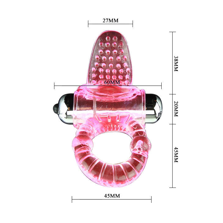 ANNEAU VIBRANT + STIMULATEUR CLITORIS