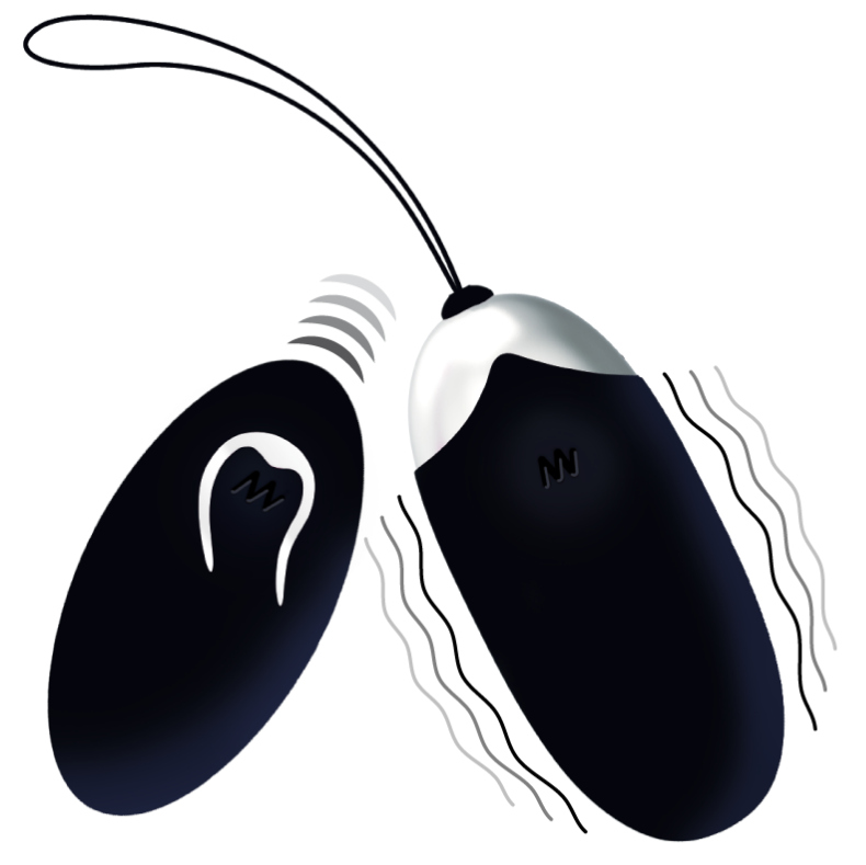 OEUF VIBRANT FLIPPY II NOIR