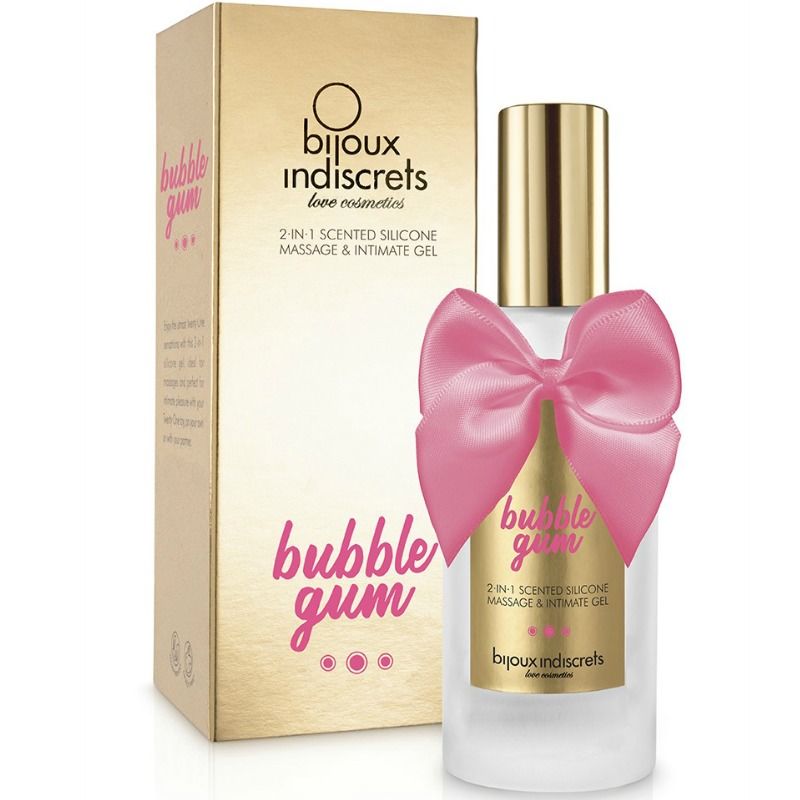 BUBBLE GUM GEL 2 EN 1 SILICONE - FRAISE 100 ML
