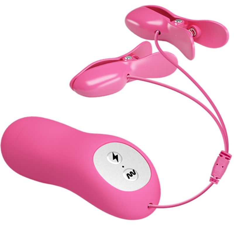 PINCES TÉTONS ÉLECTROCHOC FUCHSIA