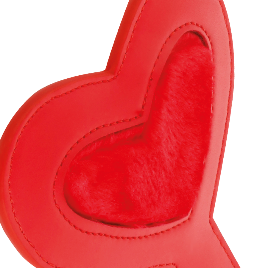 PAGAIE EN VELOURS ROUGE D'AMOUR