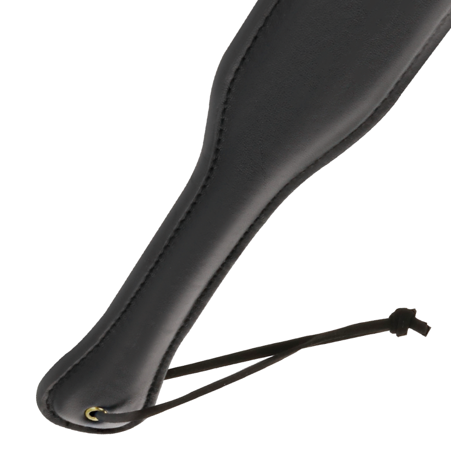 PAGAIE FETISH EN CUIR NOIR