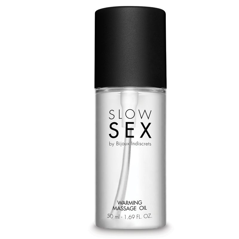 BIJOUX INDISCRETS - HUILE DE MASSAGE SLOW SEX EFFET CHALEUR 50 ML