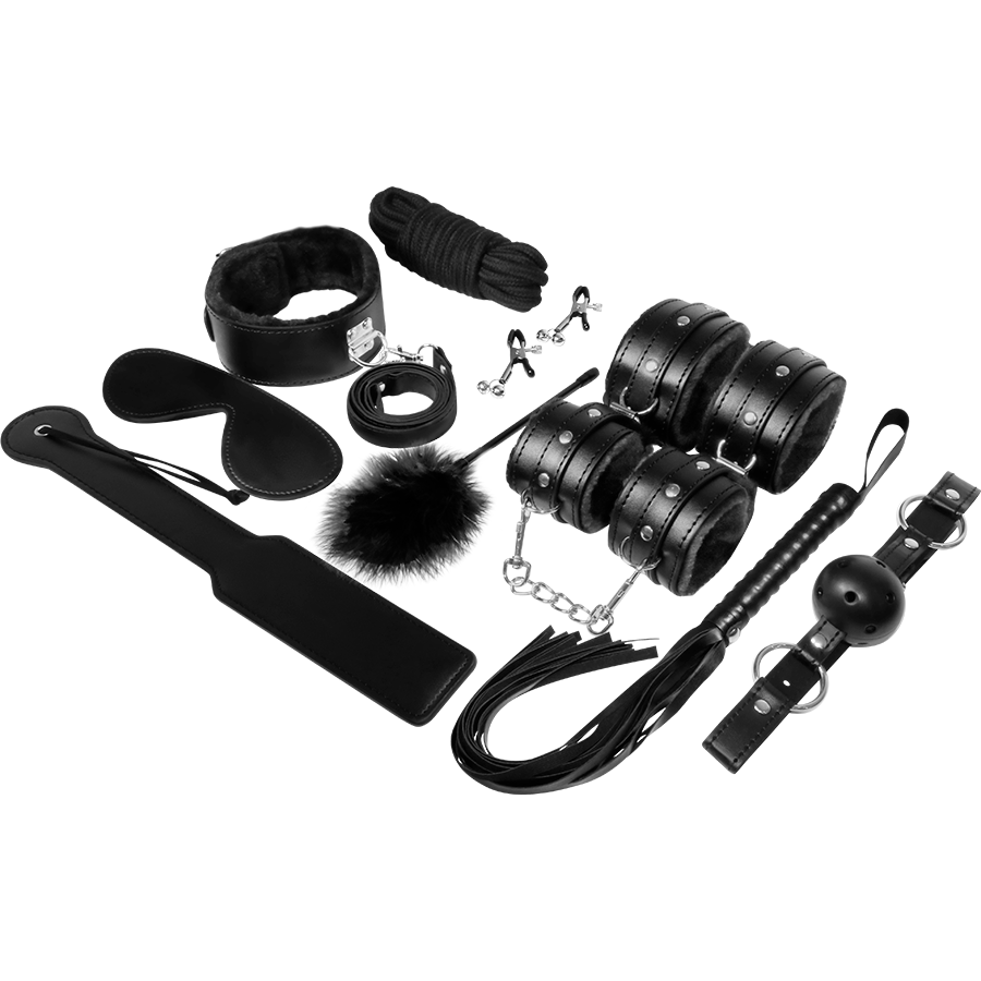 KIT FÉTICHE BDSM SÉRIE NOIRE