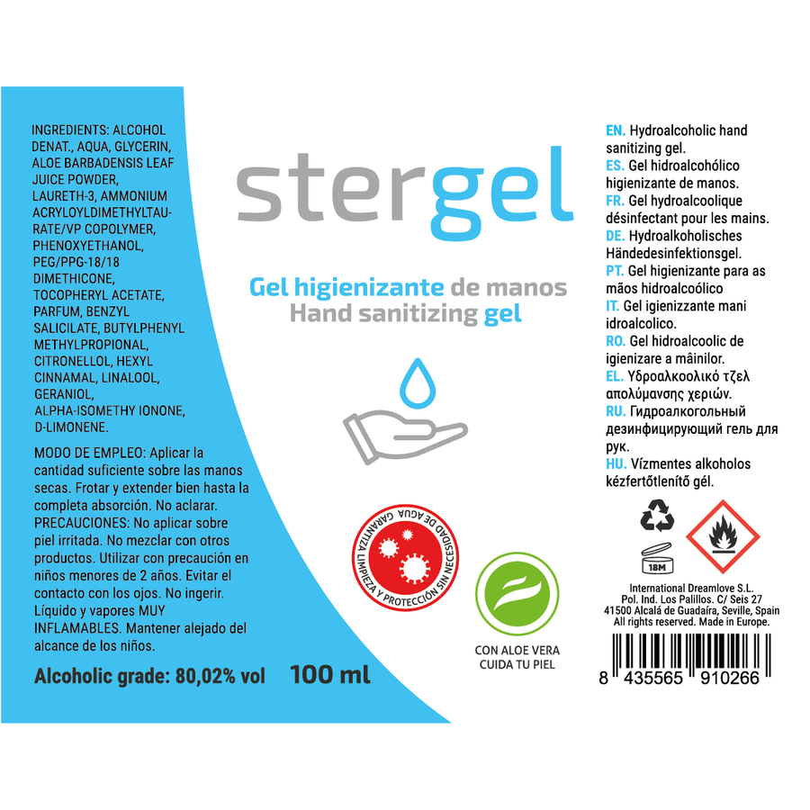 GEL DESINFECTANT ALOE VERA 100ML