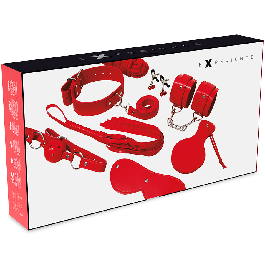 KIT FÉTICHE BDSM SÉRIE ROUGE