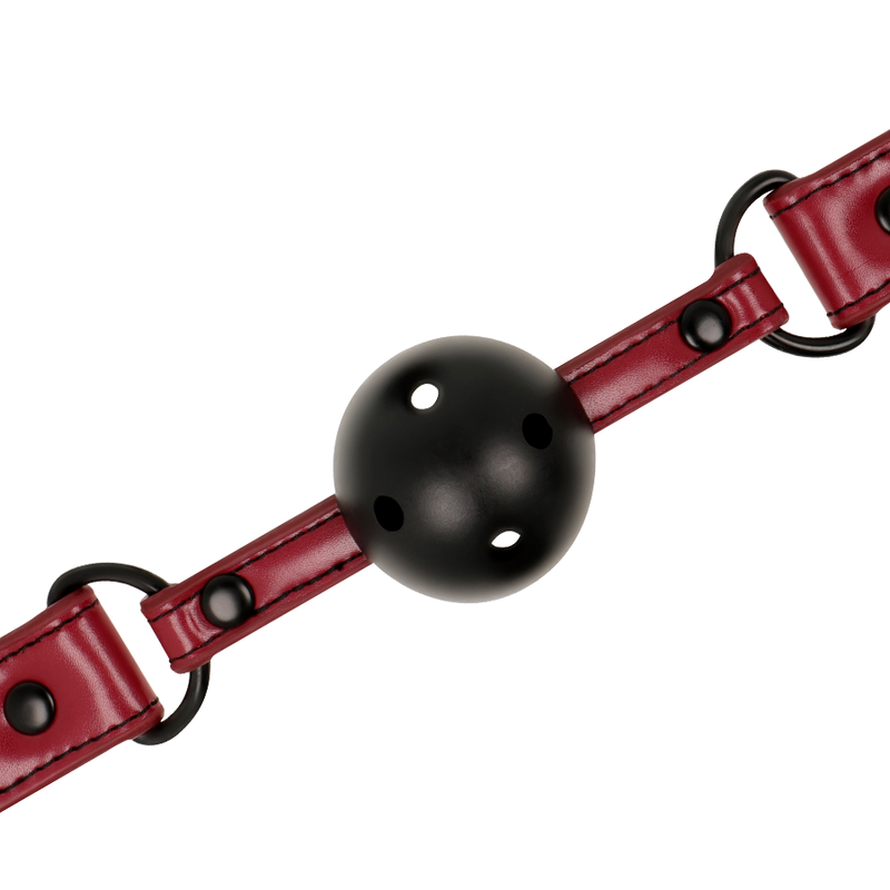 BÂILLON RESPIRANT ROUGE