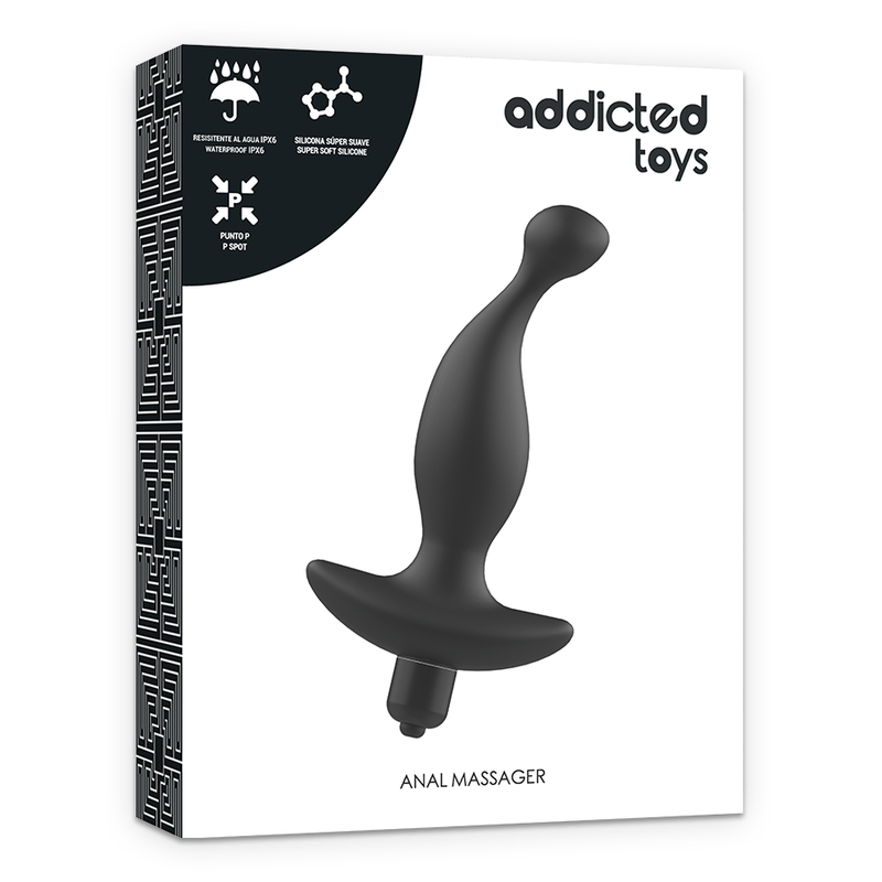 PLUG ANAL AVEC VIBRATION NOIR MODÈLE 1