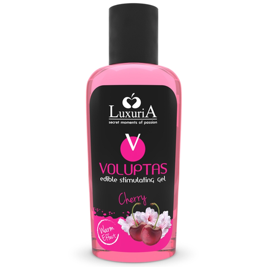 GEL DE MASSAGE COMESTIBLE EFFET CHAUFFANT - CERISE 100 ML